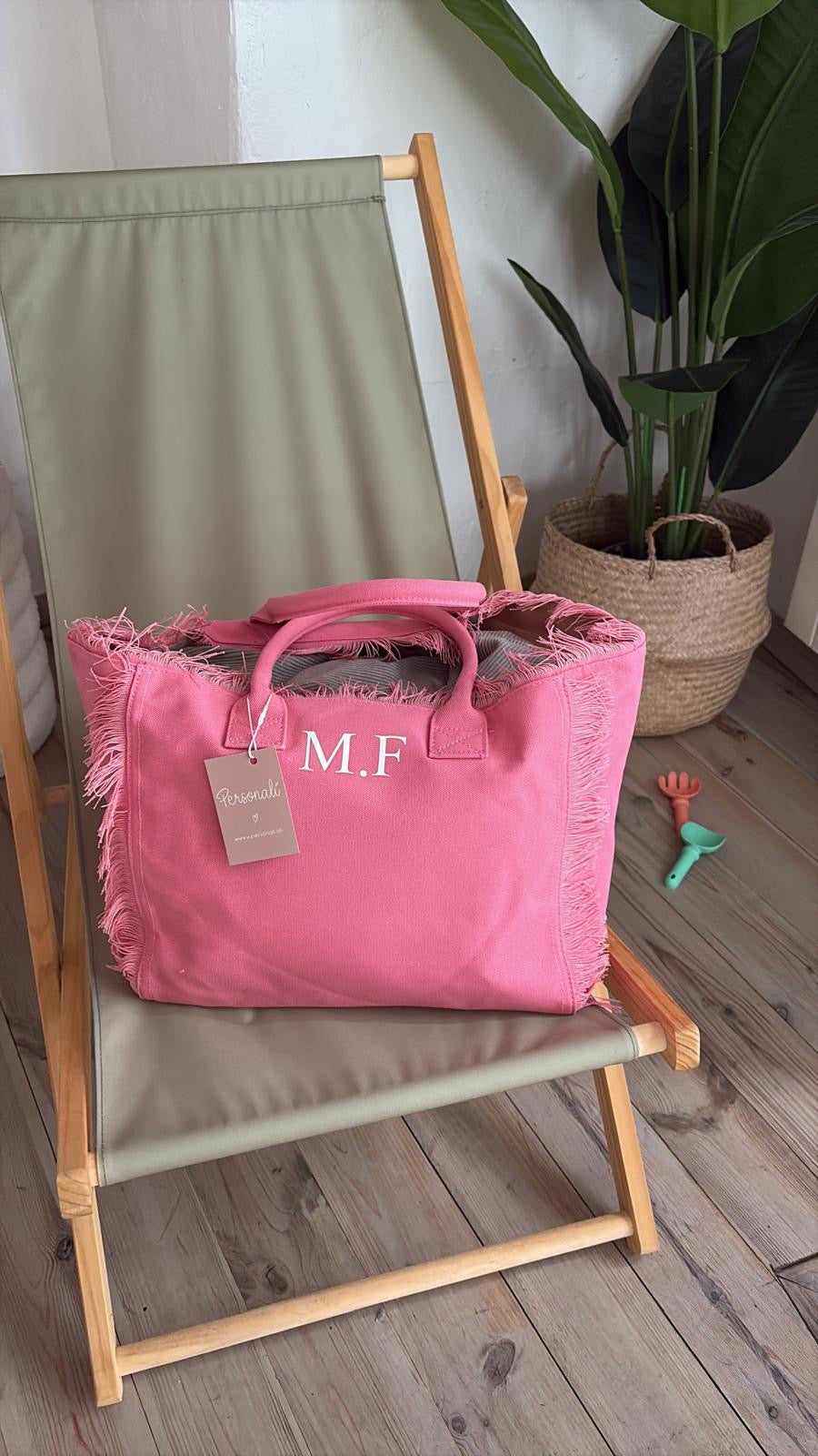 Borsa mare con frange