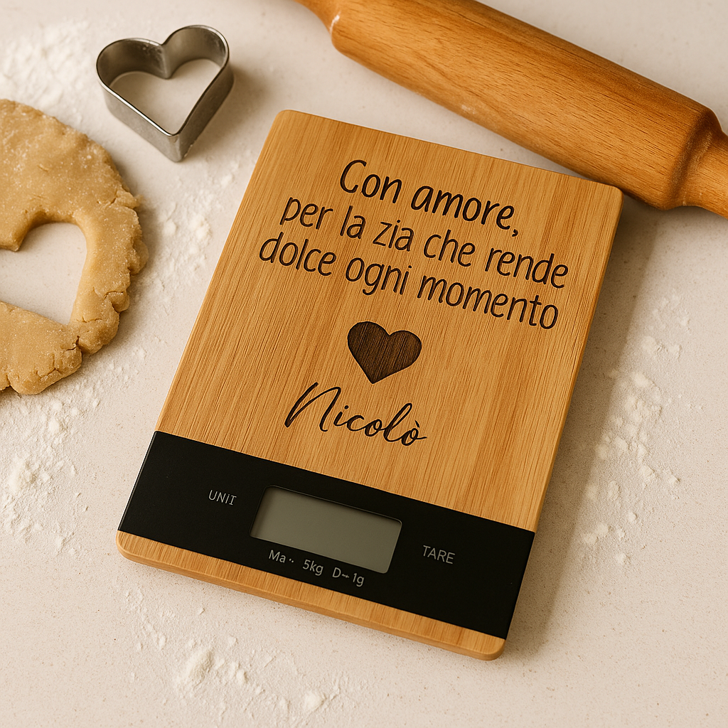 Bilancia Da Cucina con dedica