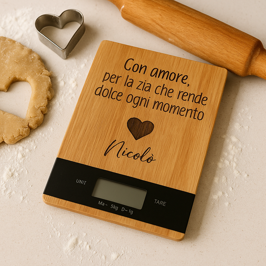 Bilancia Da Cucina con dedica