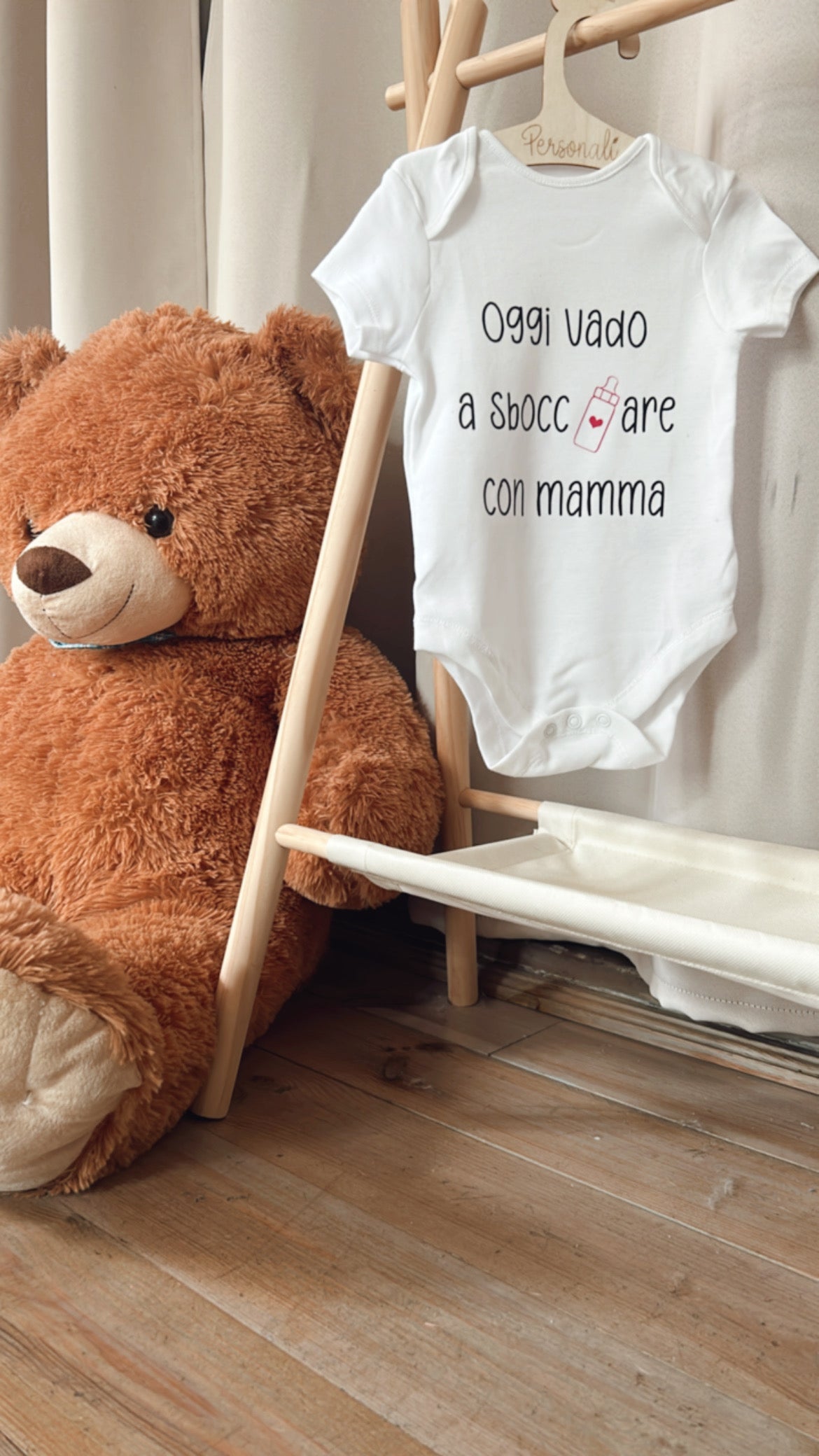 Body Oggi vado a sbocciare con mamma