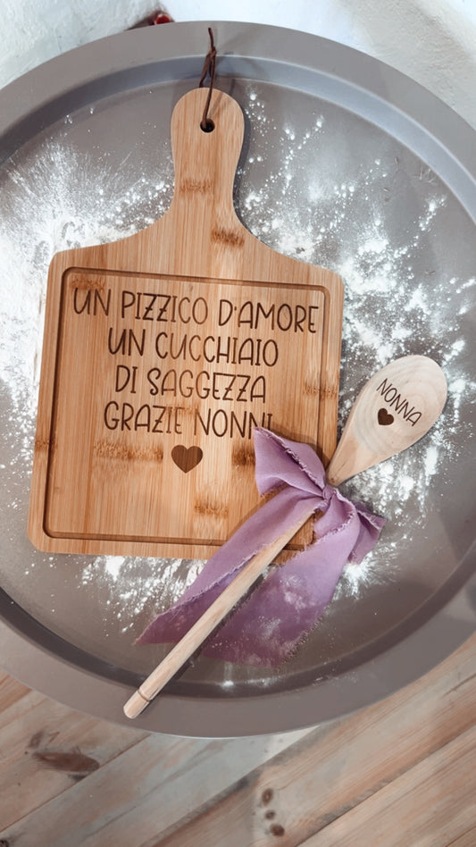 Tagliere con dedica