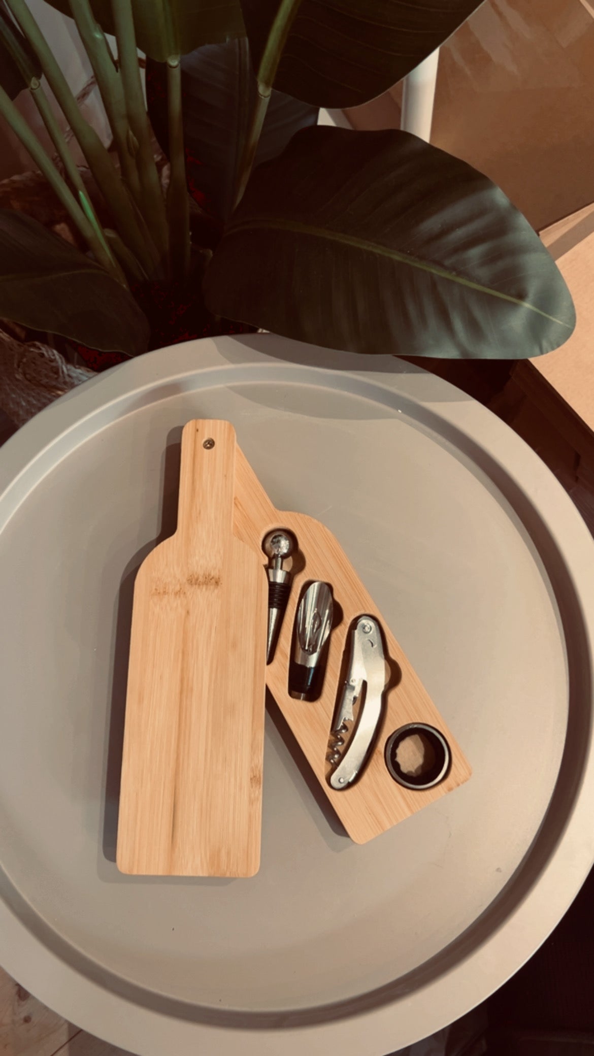 Set da vino forma di bottiglia