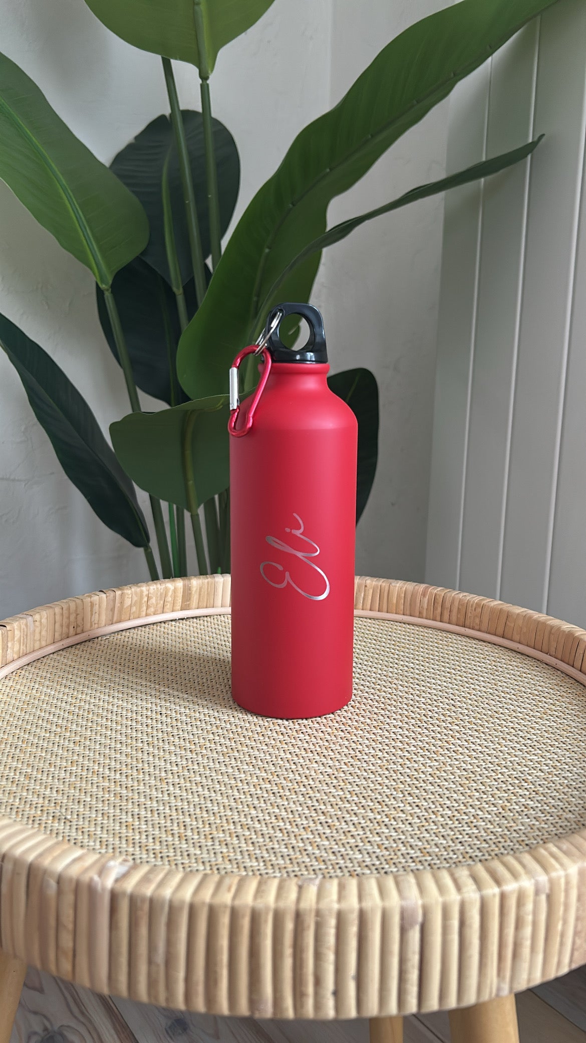 Borraccia in alluminio con moschettone 540 ml