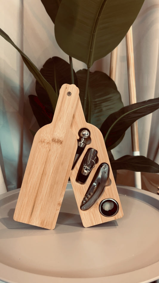 Set da vino forma di bottiglia
